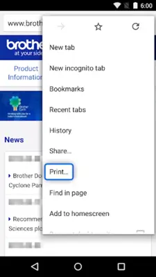 Brother Print Service Plugin android App screenshot 3